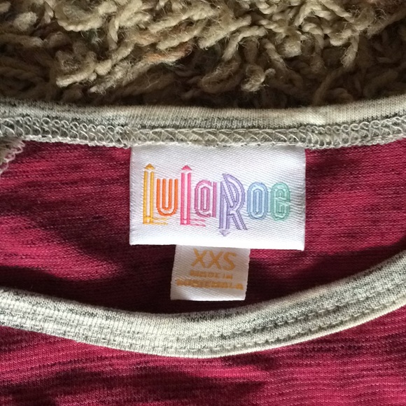 XXS LuLaRoe Irma - Picture 2 of 4